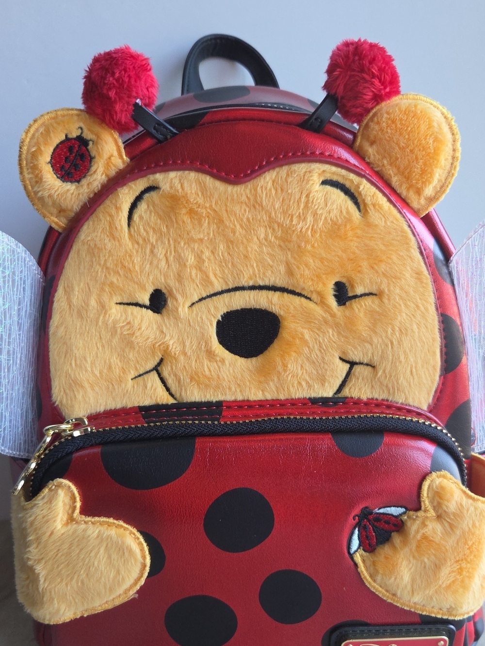 Loungefly Winnie The Pooh Halloween Ladybug Mini Backback NWT 2024 - Picture 2 of 8